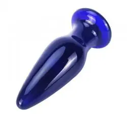 Buttocks the shining glass buttplug