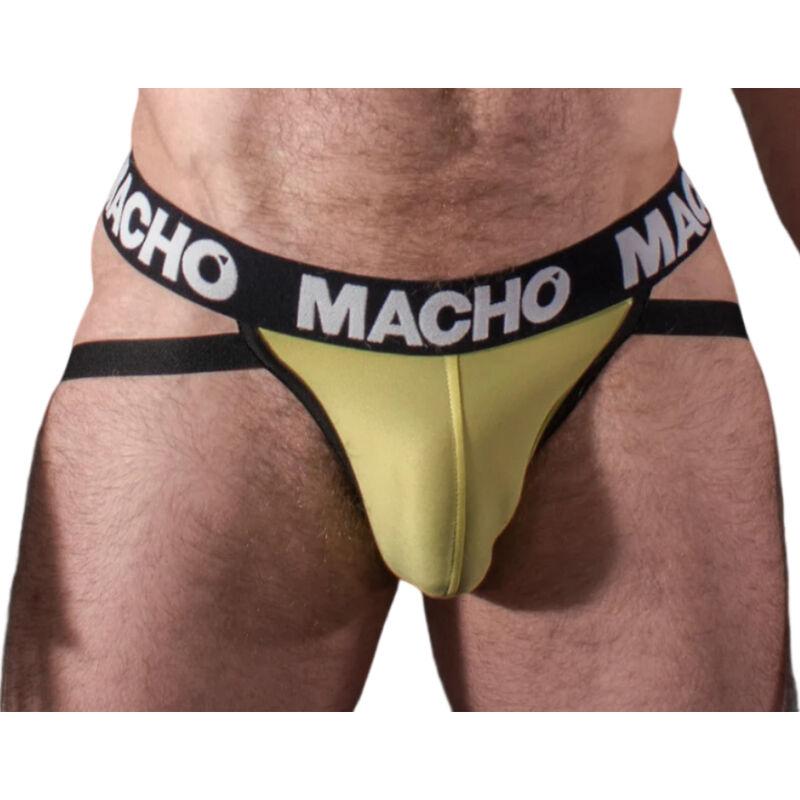 Macho - mx25a jock amarillo lycra s Macho - mx25a jock amarillo lycra s