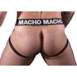 Macho - mx25a jock amarillo lycra - - 2