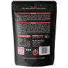 Reverso de la bolsa WUG Erect con ingredientes
