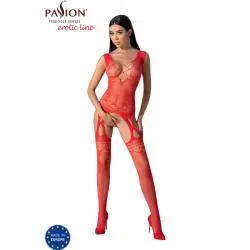 Passion - bs099 bodystocking negro talla unica - - 10