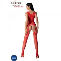 Passion - bs099 bodystocking negro talla unica - - 11