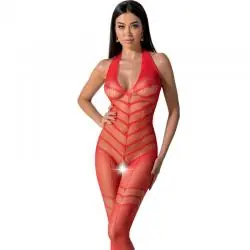 Passion - bs100 bodystocking negro talla unica - - 8