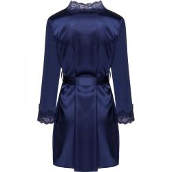 Livco corsetti fashion - jacqueline lc 90249 bata + camisa + panty azul marino s/m