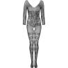 Bodystocking abierto Livco Corsetti Celdon, sin modelo, de espaldas