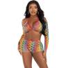 Leg avenue - set tres piezas multicolor - 1