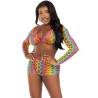 Leg avenue - set tres piezas multicolor - 4