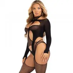 Leg avenue - bodystocking rejilla negro