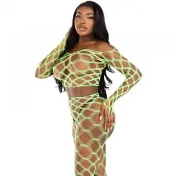 Leg avenue - top & leggins hardcore verde