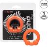 California exotics - alpha anillo doble bola naranja - 2