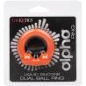 California exotics - alpha anillo doble bola naranja - 3