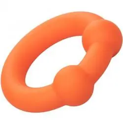 California exotics - alpha anillo doble bola naranja