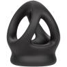 California exotics - alpha anillo de jaula doble negro - 5