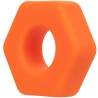 Anillo naranja de silicona líquida