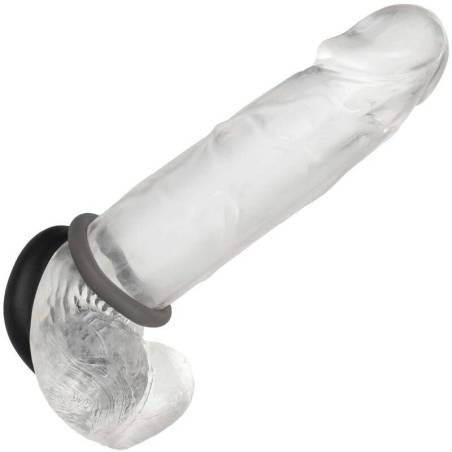 California exotics - alpha set de 2 anillos prolong gris - 1