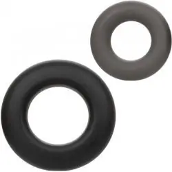 California exotics - alpha set de 2 anillos prolong gris