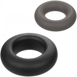 California exotics - alpha set de 2 anillos prolong gris