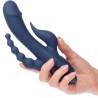 California exotics - vibrador triple orgasm azul - 1