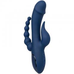 California exotics - vibrador triple orgasm azul