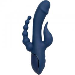 California exotics - vibrador triple orgasm azul