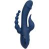 California exotics - vibrador triple orgasm azul - 4