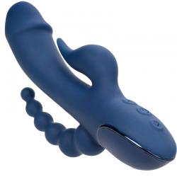 California exotics - vibrador triple orgasm azul