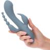 California exotics - vibrador triple éxtasis gris - 1