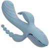 California exotics - vibrador triple éxtasis gris - 5