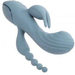 California exotics - vibrador triple éxtasis gris