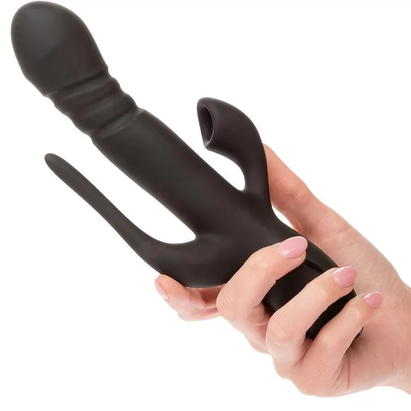 California exotics - vibrador triple euphoria negro