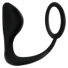 Addicted toys plug anal con anillo pene negro - 1
