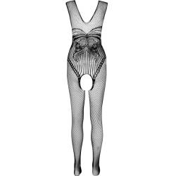 Bodystocking Passion Eco BS003 sin modelo, por detrás