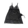 Babydoll Negro Subblime Encaje Floral en el Pecho, la prenda sola con el tanga