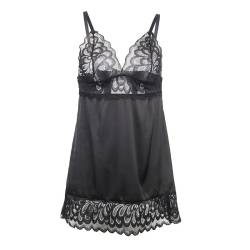 Subblime - babydoll con estampado floral pecho negro - 5