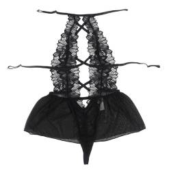 Subblime - teddy cuello halter espalda descubierta encaje negro -  - 6