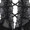 Subblime - teddy cuello halter espalda descubierta encaje negro - 7