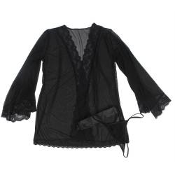 Subblime - bata tela transparente detalle encaje negro - 5