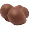 Big ass act masturbador realista con vibrador brown - 1