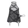 Vestido Transparente Halter con Ligueros Subblime, la prenda sola con el liguero