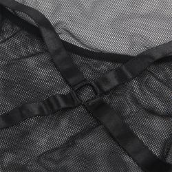 Subblime - vestido transparente cuello halter negro s/m