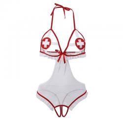 Subblime - disfraz de enfermera sexy sin entrepierna s/m