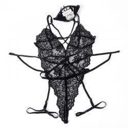 Subblime - disfraz policia body encaje negro s/m