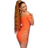 Chilirose - cr 4704 vestido naranja s/m - 2