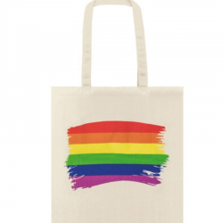 Pride - bolso algodón bandera