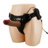 Pretty love - harness briefs starks vibración multi-velocidad dildo 17,5 cm moreno - 1