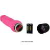 Base abierta del Colorful Sex rosa con sus 2 pilas AA