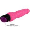 Botón de encendido y vibración en la base del Colorful Sex rosa