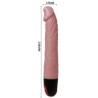 Medidas del vibrador realista Baile de 24 cm