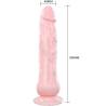 Medidas del dildo Fountain: 20 cm de largo y 4 cm de diámetro