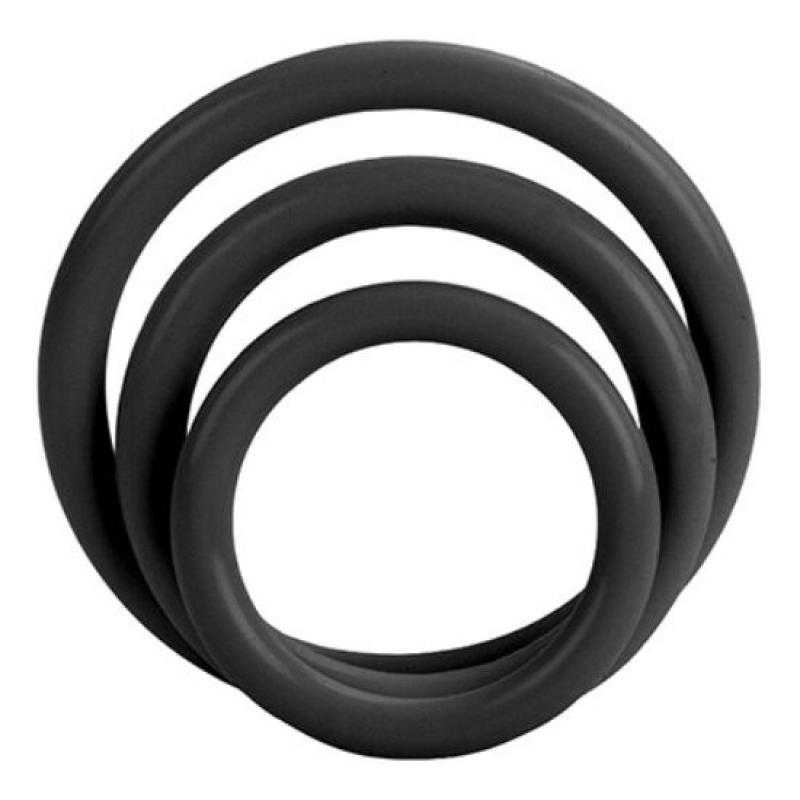 Calex set tres anillas negro erección Calex set tres anillas negro erección